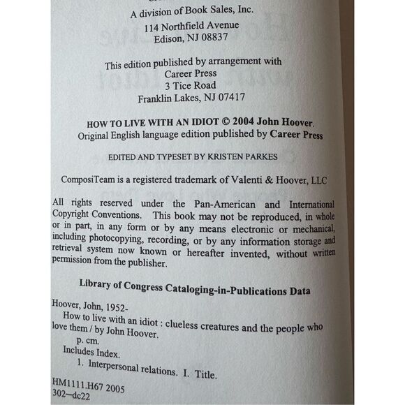 How to live with an Idiot marriage relationship spouse tips advice book - Picture 5 of 5